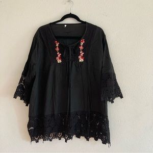 Beautiful 3/4 sleeves blouse
